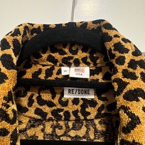 Velvet leopard jacket by Re/done